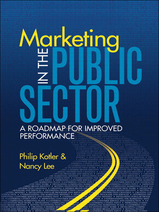 Title details for Marketing in the Public Sector by Philip T. Kotler - Available